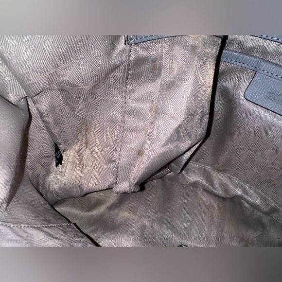 Michael Kors Jet Set Blue/Grey Leather Bag - Picture 11 of 11